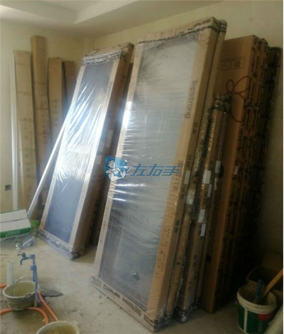 左右手湖北黃岡陽光窗、生態(tài)門、中空門安裝案例2