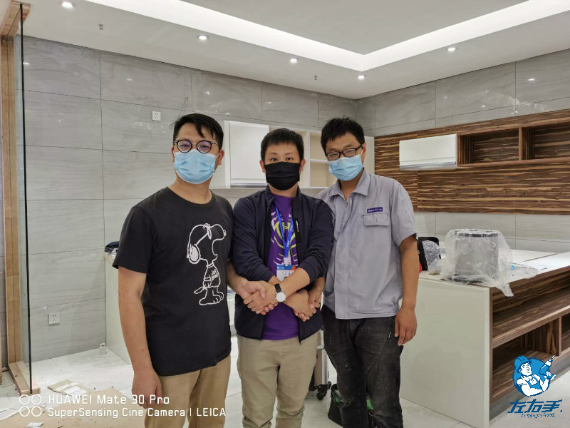 廣西左右手安裝案例|堅(jiān)持左右手服務(wù)理念：服務(wù)一家，滿意一家！