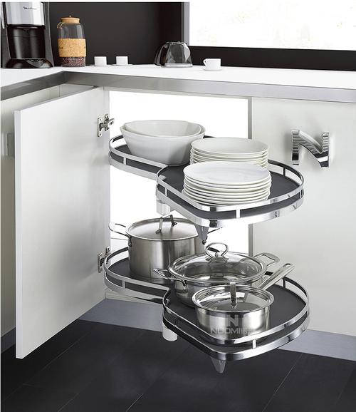 櫥柜旋轉(zhuǎn)拉籃安裝方法，學(xué)會了安裝不要太方便